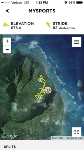 2015 Hawaii Sprint map